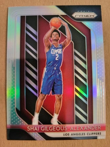 2018-19 Panini Prizm Silver Prizm Shai Gilgeous-Alexander SGA RC *See Pics*