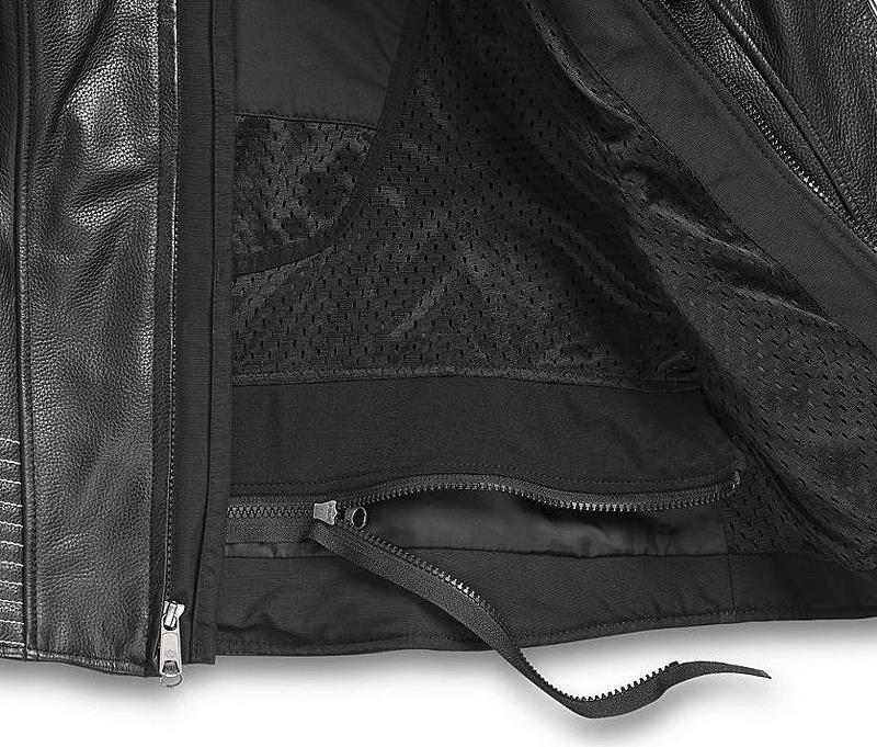 NEW Harley Womens Adraga Waterproof Leather Jacket 3 Vent S 98010