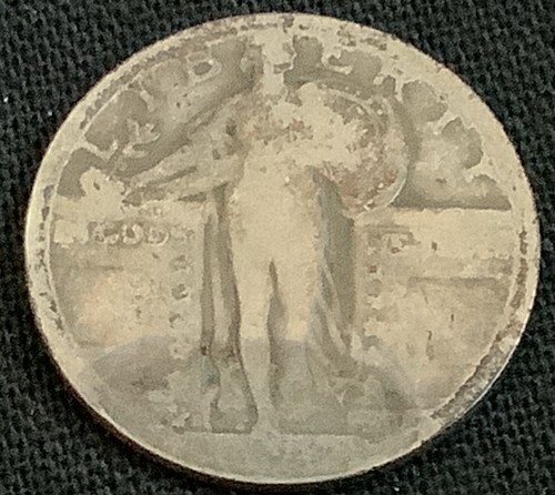 Cuarto Standing Liberty 90 % plata - sin fecha :-( - Imagen 4 de 5
