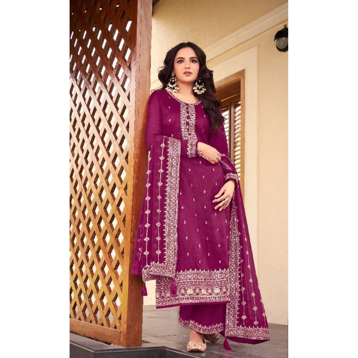 Replica of Pakistani dresses in India | Buy online Pakistani suits in India  - Frozentags - Ladies Dress Materials