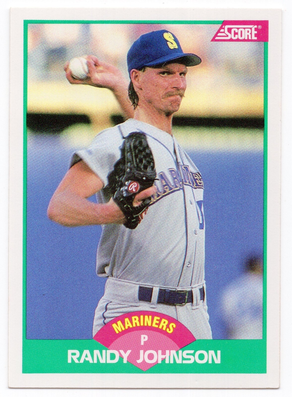 RED027 1989 Score Rookie/Traded #77T Randy Johnson Seattle Mariners