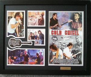 Cold Chisel Jimmy Barnes Signed Limited Edition Framed Memorabilia