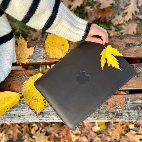 Skórzane etui na 13 macbook Air 13 macbook Pro 13 cali rękaw 2018-2025 - Zdjęcie 19 z 19