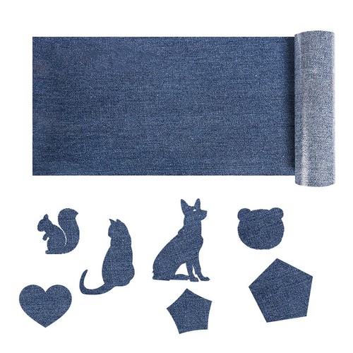 1 Roll Denim Fabric Iron on Patches for Clothing Jeans Jacket Repair Adhesive - Picture 11 of 16