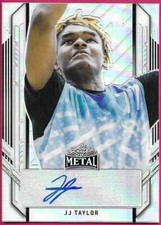 2022 Leaf Metal Basketball JJ TAYLOR Silver ARC Rookie Autograph Portrait