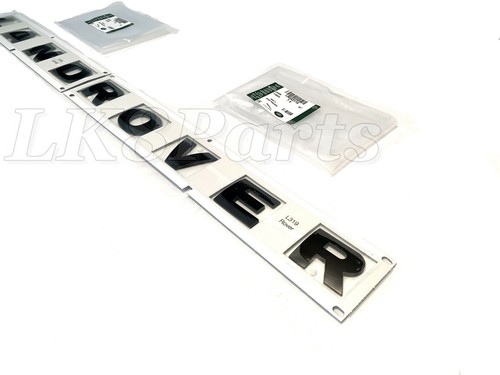 LR3 LR4 Front Hood Land Rover Name Plate Lettering in Gloss Black ...