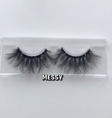 3D Nerz Mega Wispy Wimpern Luxus Fluffy Layered Strip False Lashes