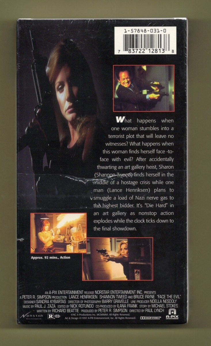 貴重SCHAFT & SCHWEINSTEINまとめ売りVHS CDツアーパンフ Face The Evil VHS 1997 Shannon Tweed Lance Henriksen APix Screener