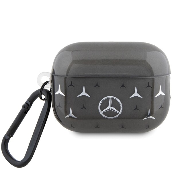 【Mercedes Benz】AirPod 3 case black Mercedes-Benz AirPods Case For AirPods 3 Leather Black With