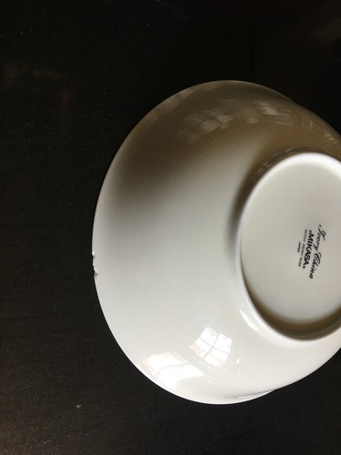 Vintage Mikasa M2003 Peony Rose 2 chop plates and serving bowl - Afbeelding 5 van 6