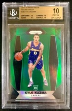 BGS 10 POP 7 2017 Panini Prizm Green #283 Kyle Kuzma Rookie RC PRISTINE