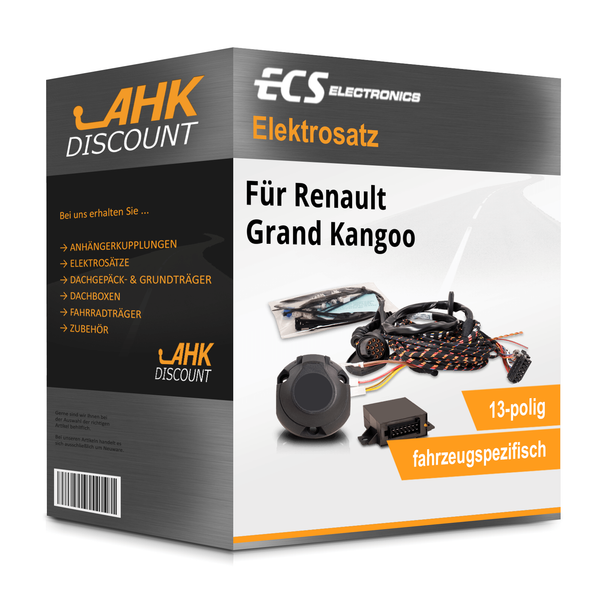 für Renault Grand Kangoo 24- ECS Elektrosatz 13Polig Fahrzeugspezifisch Neuware-image