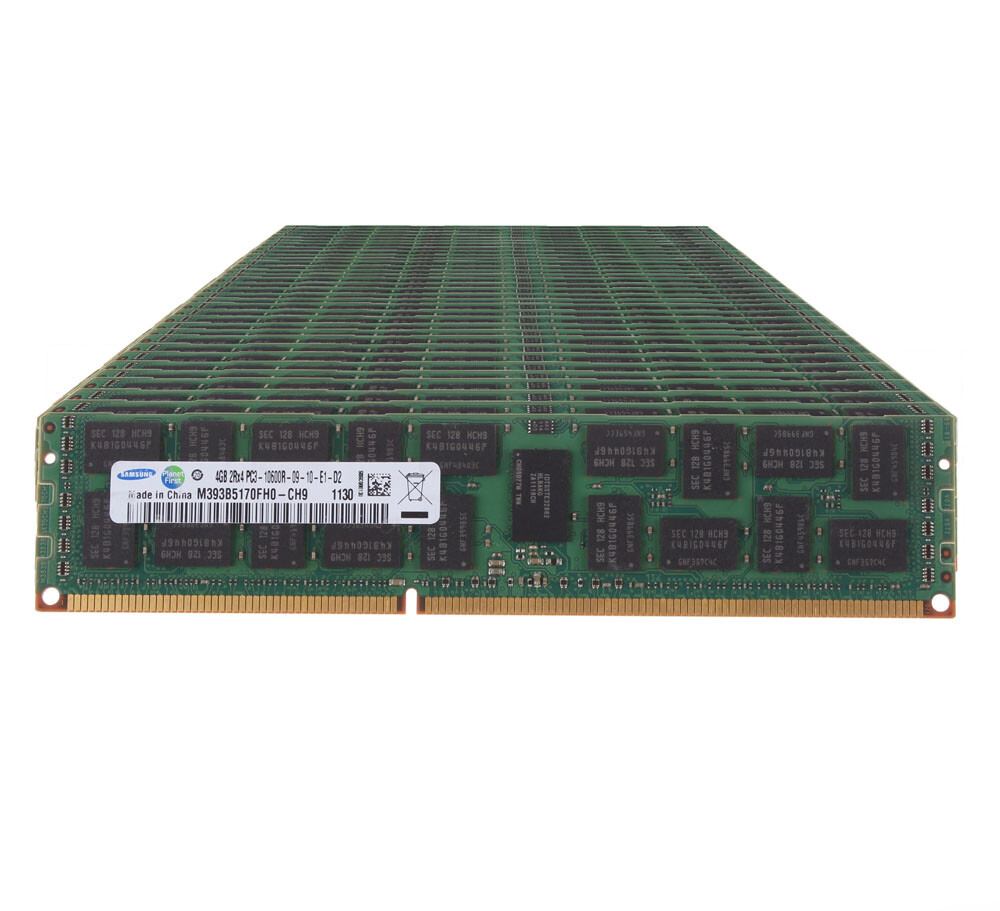 For Samsung 4x4GB DDR3 2RX4 PC3-10600R 1333MHzReg-DIMM ECCServer