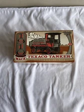 NIB Ertl Texaco Bank 1910 Mack Tanker Truck Series  #12 Die Cast Metal Bank Key