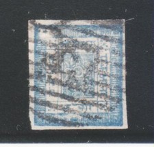 NEPAL 1An. USED WITH STANDARD CIRCULAR "BHAGWANPUR" CANCELLATION (1886-1898).