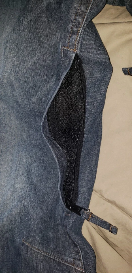 Мужские джинсы South Play размер L брюки на молнии подкладка пояс синий - Изображение 3 из 4