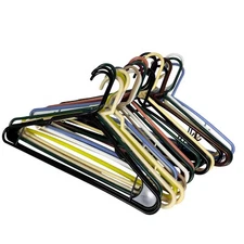 Lot of 30 Plastic Tubular Standard Hangers