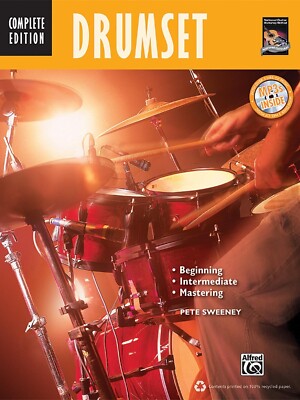 Complete Edition: Drumset Method Book & CD by Pete Sweeney - Learn to Play Drums