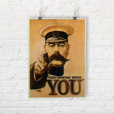 Lord Kitchener: Ihr Land braucht Sie. Fine Art Print/Poster