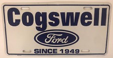 COGSWELL FORD CAR DEALERSHIP novelty vanity booster license plate Russellville