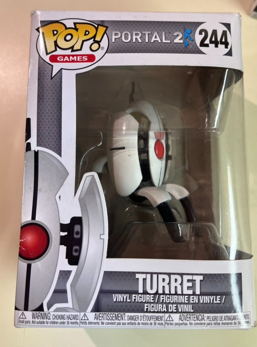 Funko POP! Games Portal 2 Turret #244 Vinyl Figure, Valve, Damaged