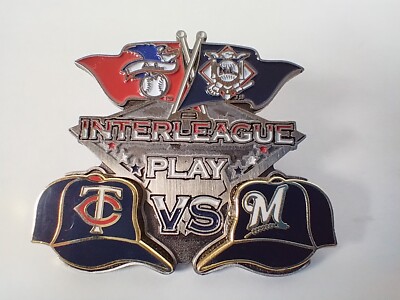 Milwaukee Brewers Pin Hat Lapel Pin MLB Interleague 2007 Minnesota Twins City