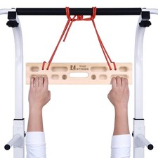Two Stones Portable Hangboard Rock Climbing Hangboard Hang Board for Clim...