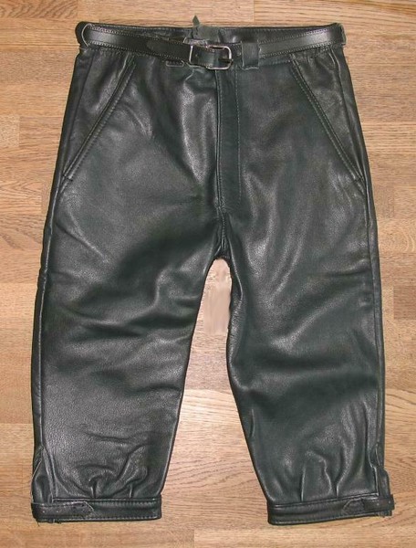 Kurze Lederhose Kniebund Vintage Pfadfinder Gr. 140