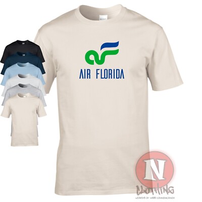 Air Florida T-Shirt Classic Flugzeug Spotter US Airline Crew Flughäfen Tee