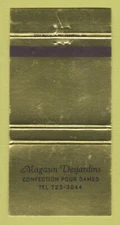 Matchbook Cover - Magasin Desjardins Clothes? QC? WEAR 30 Strike