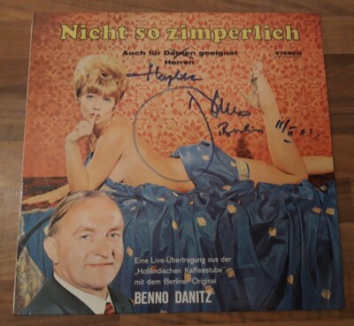 BENNO DANITZ Nicht So Zimperlich LP orig | BERLIN 1970 Jazz Comedy Spoken Word
