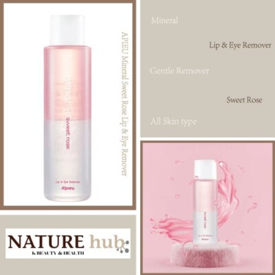 A'pieu Mineral Lip & Eye Remover Sweet Rose 250ml