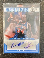 2012-13 Limited Masterful Marks Signatures #22 Charles Oakley #'d 78/99