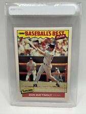 1986 Fleer Baseball's Best Don Mattingly Baseball Card #21 NM-MT FREE SHIPPING 1986 Fleer Baseball's Best Don Mattingly Baseball Card #21 NM-MT FREE SHIPPING