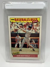 1986 Fleer Baseball's Best Don Mattingly Baseball Card #21 NM-MT FREE SHIPPING