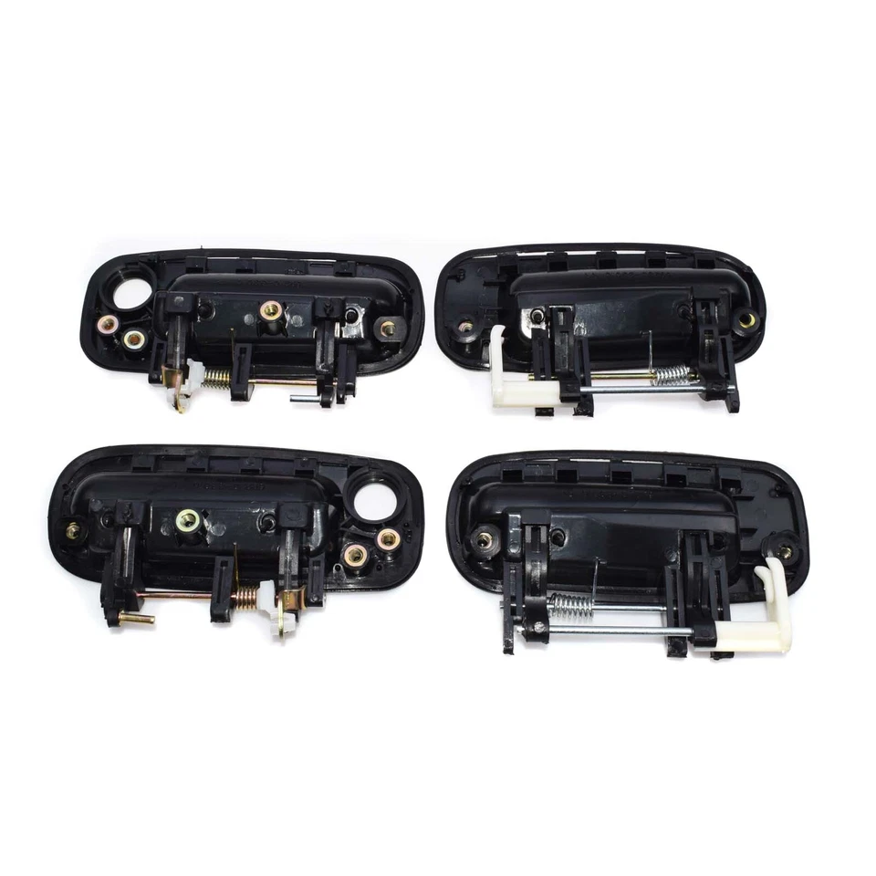 Black Exterior Outer Door Handle Front Rear Left Right For 1992-96 Toyota Camry - image 4 of 4