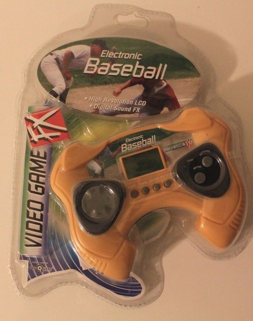 Electronic Baseball Handheld Video Game FX High Resolution LCD Digital