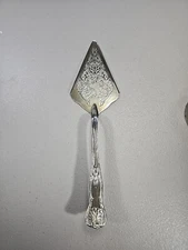 Vintage Sheffield Silver Plate "Kings" Pattern Table Cake Dessert Server 12"