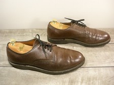 Union Made in USA Mens Brown Leather Oxford Delivery Foreman Shoes 12 Vintage
