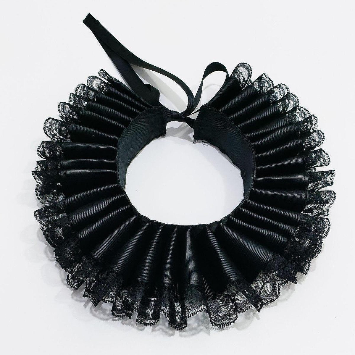 Fake Collar DIY Punk Tulle Ruffle Collar for Cosplay Party Props - Main Image