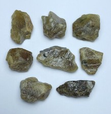 116 Carat Faceted Rough Natural Rutile Sphene Lot From Pakistan Loose Gemstone