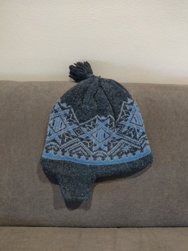 LAKE OF THE ISLES Boys' Gray Wool Blend One Size Hat - Picture 2 of 5