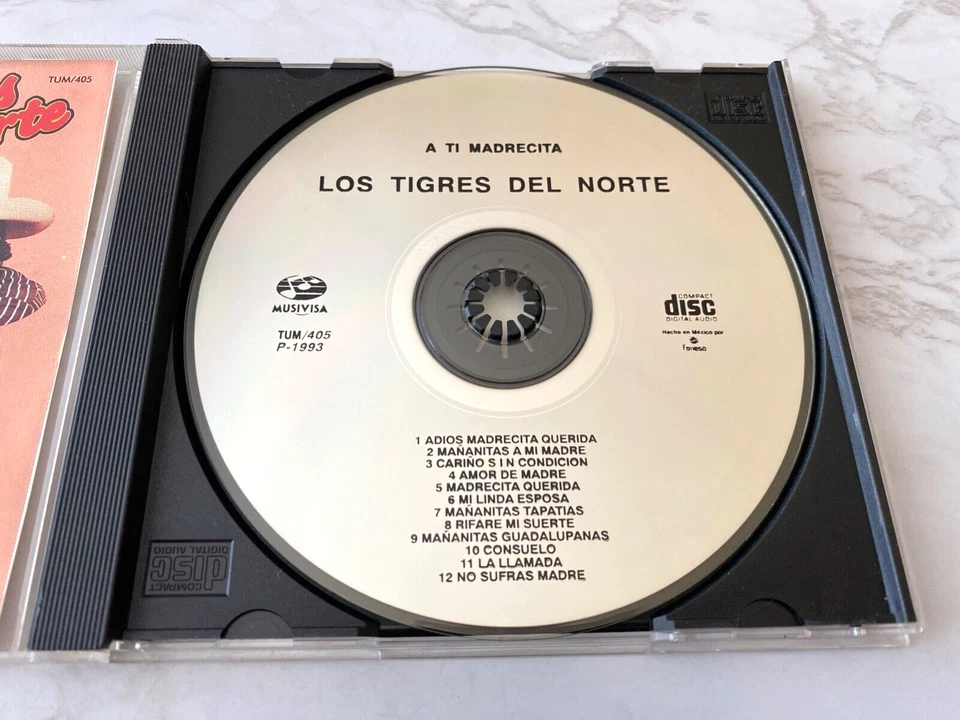 Los Tigres Del Norte A Ti Madrecita CD ORIGINAL HECHO EN MEXICO Musivisa RARO! - Image 2 of 4