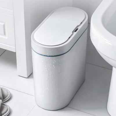 Smart Sensor Trash Can Automatic Household Bathroom Storage Modern Trash Can