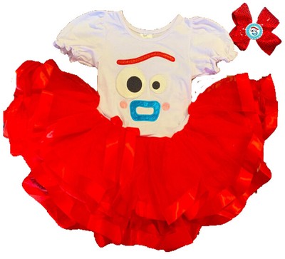 Forky Birthday Party 2nd 2 Tutu Dress Red