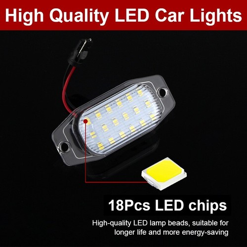 2x White 18-SMD LED License Plate Lights For 1991-1997 Toyota Land Cruiser FJ80 - Bild 2 von 16