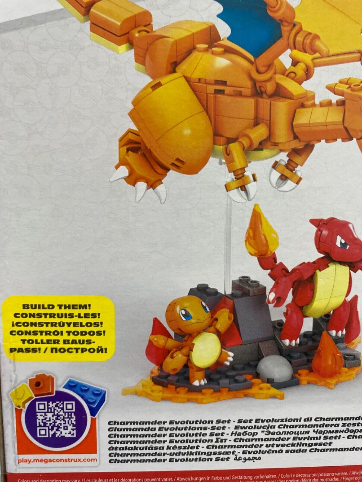 Mega Construx Pokemon Charmander Evolution Building Set Charmeleon