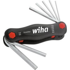 Wiha Pocketstar 7 Piece Hexagon Allen Key Set 1.5mm - 6mm