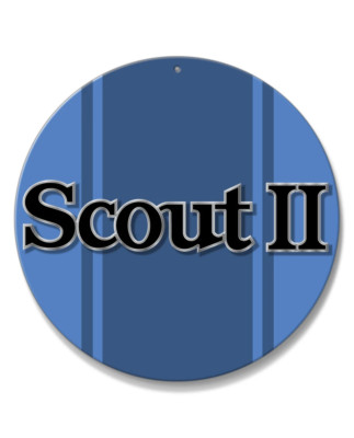 Scout II Graphic Emblem Round Aluminum Sign - Aluminum - 14 colors ...
