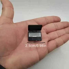 Dollhouse Miniatures 1:12 Scale Laptop Computer #IM65553